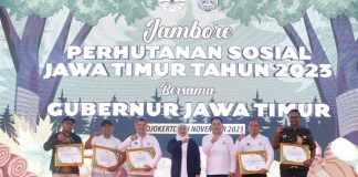 Buka Jambore Perhutanan Sosial Jatim 2023, Gubernur Khofifah Apresiasi Peran KUPS, KTH, dan LMDH Terhadap Capaian Sektor Kehutanan Jatim Buka Jambore Perhutanan Sosial Jatim Tahun 2023, Gubernur Khofifah Apresiasi Peran KUPS, KTH, dan LMDH Terhadap Capaian Sektor Kehutanan Jatim
