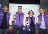 AXIS Hadirkan Paket ”Teng-Go” Pertama di Indonesia, Beli Waktu buat Internetan (Ki-Ka) Head Consumer Proposition XL Axiata, Aga Rasyidi Sukandar, Group Head Youth Segment XL Axiata, Azher Javid, Head Youth Marketing Communication XL Axiata, Nahdiah Estu Pawestri dan Group Head Corporate Communication XL Axiata, Reza Mirza dalam acara peluncuran paket inovatif AXIS Teng-Go di Jakarta, Rabu (1/11)