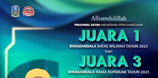 Jatim Sabet Dua Penghargaan di Bhumandala Award 2023, Gubernur Khofifah: Kejelasan Batas Desa Jadi Patokan Pembangunan adalah Cara Efektif Mencegah Konflik Antar Desa Jatim Sabet Dua Penghargaan di Bhumandala Award 2023, Gubernur Khofifah: Kejelasan Batas Desa Jadi Patokan Pembangunan adalah Cara Efektif Mencegah Konflik Antar Desa