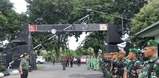 Pangdam Lakukan Kunjungan Kerja di Markas Pasukan Sriti Pangdam Lakukan Kunjungan Kerja di Markas Pasukan Sriti (foto : ist)