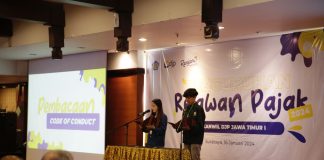 Kanwil DJP Jatim I Kukuhkan 269 Relawan Pajak di Surabaya Kanwil DJP Jatim I Kukuhkan 269 Relawan Pajak di Surabaya (foto : ist)