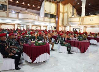 Korps Baret Merah Berkumpul, Rayakan Tasyakuran di Kodam Brawijaya Korps Baret Merah Berkumpul, Rayakan Tasyakuran di Kodam Brawijaya