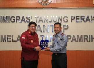 Menuju WBBM, Imigrasi Palangka Raya Studi Tiru ke Imigrasi Tanjung Perak
