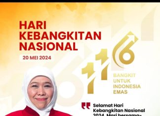 Peringatan Hari Kebangkitan Nasional, Khofifah Ajak Satukan Optimisme dan Semangat Wujudkan Indonesia Emas Peringatan Hari Kebangkitan Nasional, Khofifah Ajak Satukan Optimisme dan Semangat Wujudkan Indonesia Emas (foto : ist)