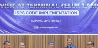 Port Visit IMPLEMENTASI ISPS CODE di Terminal Teluk Lamong KEMENHUB Gandeng U.S EMBASSY dan COAST GUARD Port Visit IMPLEMENTASI ISPS CODE di Terminal Teluk Lamong KEMENHUB Gandeng U.S EMBASSY dan COAST GUARD (foto : ist)
