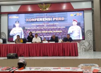 Operasi Sikat Semeru 2024: Polda Jatim Ungkap 1.381 Selama 12 Hari dan Kembalikan Barang Bukti Kendaraan Bermotor Operasi Sikat Semeru 2024: Polda Jatim Ungkap 1.381 Selama 12 Hari dan Kembalikan Barang Bukti Kendaraan Bermotor (foto : ist)
