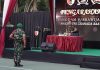 Pangdam V/Brawijaya Mayjen TNI Rafael Granada Baay meninjau kesiapan pasukan Yonif 512/QY Pangdam V/Brawijaya Mayjen TNI Rafael Granada Baay meninjau kesiapan pasukan Yonif 512/QY. (foto : ist)