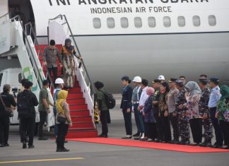 Komandan Lanudal Juanda Sambut Kedatangan RI-2 Komandan Lanudal Juanda Sambut Kedatangan RI-2 (foto : ist)