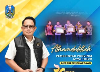 Berkomitmen Tinggi Kembangkan Infrastruktur Transportasi, Pemprov Jatim Raih Penghargaan Radar Surabaya Awards 2024 Berkomitmen Tinggi Kembangkan Infrastruktur Transportasi, Pemprov Jatim Raih Penghargaan Radar Surabaya Awards 2024 (foto : ist)