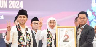Khofifah-Emil Dapat Nomor Urut 2, Jadi Lambang Semangat Optimisme Dua Periode Khofifah-Emil Dapat Nomor Urut 2, Jadi Lambang Semangat Optimisme Dua Periode (foto : ist)
