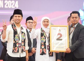 Khofifah-Emil Dapat Nomor Urut 2, Jadi Lambang Semangat Optimisme Dua Periode Khofifah-Emil Dapat Nomor Urut 2, Jadi Lambang Semangat Optimisme Dua Periode (foto : ist)