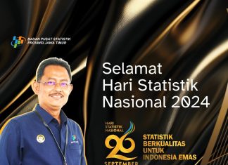 Hari Statistik Nasional 2024 : Statistik Berkualitas Untuk Indonesia Emas Hari Statistik Nasional 2024 : Statistik Berkualitas Untuk Indonesia Emas (foto : ist)