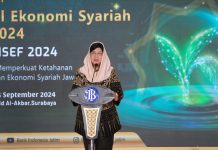 FESyar Jawa 2024 : Tiga Inovasi Digital Akselerasi Pengembangan Ekonomi Syariah di Wilayah Jawa Deputi Gubernur Senior Bank Indonesia, Destry Damayanti pada Pembukaan FESyar Jawa 2024 Jumat (13/09/24) (foto : ist)