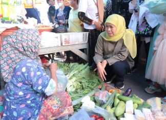 Kampanye di Pasar Kapasan, Khofifah Buka Layanan Pemeriksaan Kesehatan Gratis Bagi Pedagang Kampanye di Pasar Kapasan, Khofifah Buka Layanan Pemeriksaan Kesehatan Gratis Bagi Pedagang (foto : ist)
