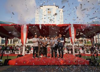 Triathlon Berjalan Sukses, Pangdam V/Brawijaya : Turnamen Ini Jadi Ajang Silaturahmi dan Sosialisasi Olahraga Triathlon Berjalan Sukses, Pangdam V/Brawijaya: Turnamen Ini Jadi Ajang Silaturahmi dan Sosialisasi Olahraga (foto : ist)