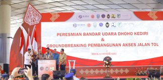 Bandara Dhoho Kediri Diresmikan Bersama Ground Breaking Akses Jalan Tol, Pj. Gubernur Adhy Harapkan Segera Layani Penerbangan Haji dan Umroh Bandara Dhoho Kediri Diresmikan Bersama Ground Breaking Akses Jalan Tol, Pj. Gubernur Adhy Harapkan Segera Layani Penerbangan Haji dan Umroh (foto : ist)