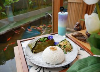 Perpaduan Nikmat Masakan Pepes dan Minuman Berbahan Bunga Telang di Aston Mojokerto Perpaduan Nikmat Masakan Pepes dan Minuman Berbahan Bunga Telang di Aston Mojokerto (foto : ist)