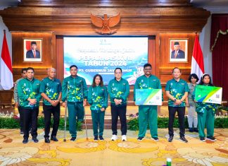 Pj. Gubernur Adhy Optimis Kontingen Jatim Dalam Peparnas 2024 Bawa Hasil Terbaik dan Raih Juara Pj. Gubernur Adhy Optimis Kontingen Jatim Dalam Peparnas 2024 Bawa Hasil Terbaik dan Raih Juara (foto : ist)