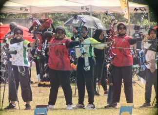 Nadia Rebut 2 Perak untuk Surabaya di Kejurprov Jatim Cabor Panahan 2024