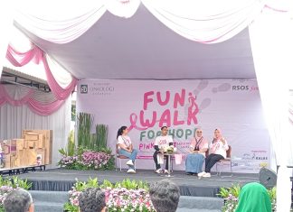 Fun Walk for Hope : Inisiasi dari RSOS dalam aksi Pink Fight, Early Detection Saves Lives