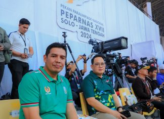 Hadiri Pembukaan Papernas, Pj. Gubernur Adhy Optimistis Tiga Cabang Olahraga Sumbang Medali Emas Bagi Jatim Hadiri Pembukaan Papernas, Pj. Gubernur Adhy Optimistis Tiga Cabang Olahraga Sumbang Medali Emas Bagi Jatim (foto : ist)