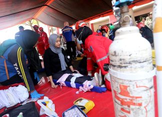 Simulasi Penanganan Darurat Bencana di MPP Siola, Pemkot Surabaya Tampilkan Upaya Percepatan Simulasi Penanganan Darurat Bencana di MPP Siola, Pemkot Surabaya Tampilkan Upaya Percepatan (foto : ist)