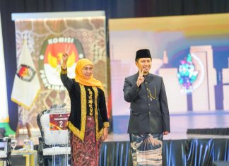 Quick Count Poltracking Pilgub Jatim: Khofifah-Emil Potensi 60%