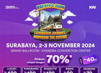 KAI Expo 2024 Hadir di Surabaya, Dapatkan Kejutan Promo Tiket dan Promo Menarik