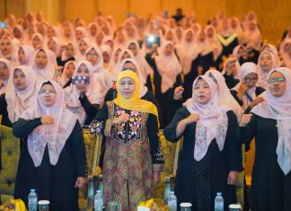 Digawangi Perempuan Muda NU, Aliansi Melati Putih Se-Jatim Solid Menangkan Khofifah-Emil