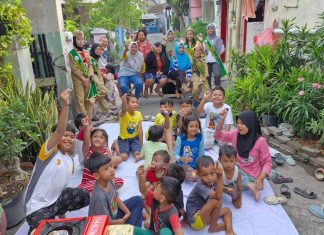 Aksi Keberlanjutan Kampung Peduli Olah Limbah di Hari Pahlawan Aksi Keberlanjutan Kampung Peduli Olah Limbah di Hari Pahlawan (foto : ist)
