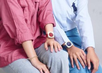 Memanfaatkan Sampah Plastik, Mahasiswa ITS Inovasikan Cagar Watch Tampilan salah satu model Cagar Watch ketika dikenakan oleh pengguna (foto : ist)
