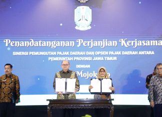 Optimalisasi PAD, Pemprov dan Pemkab/Kota Se-Jatim Kerjasama Sinergi Pungutan Pajak Daerah dan Opsen Pajak Daerah