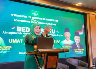 Bedah Buku KHM. Hasyim Asy’ari Pemersatu Umat Islam Karya KH. Abdul Hakim di Banjarmasin, Khofifah Gaungkan Kembali Qanun Asasi NU Jelang Kongres XVIII Muslimat NU