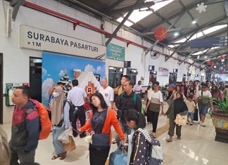 29.978 Pelanggan Gunakan Kereta Api di Hari Terakhir Masa Libur Nataru