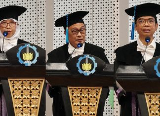 Pertegas Kontribusi Pembangunan Bangsa, ITS Kukuhkan Lima Profesor Baru