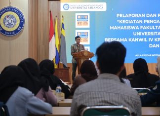 Kolaborasi Kanwil IV KPPU dengan FEB Unair : Pengabdian Mahasiswa FEB Unair Peduli Usaha Mikro Kecil