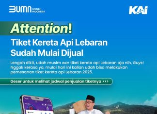 KAI Daop 8 Surabaya Buka Pemesanan Tiket Lebaran, Catat Jadwalnya Agar Tidak Kehabisan