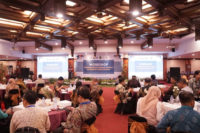 Workshop Sinergi Penanganan Perkara Tindak Pidana Perpajakan (foto : ist)
