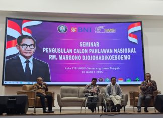SMSI Gelar Seminar Pengusulan RM Margono Djojohadikoesoemo sebagai Pahlawan Nasional di Undip SMSI Gelar Seminar Pengusulan RM Margono Djojohadikoesoemo sebagai Pahlawan Nasional di Undip (foto : ist)