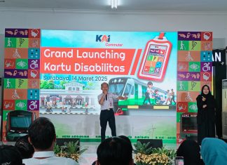 Luncurkan Kartu Disabilitas, KAI Commuter Wilayah 8 Surabaya Himbau Prioritaskan Penumpang Inklusi dan Disabilitas
