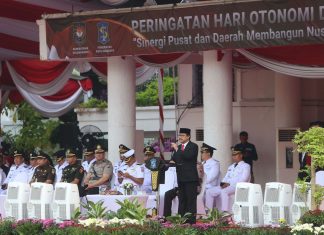 Pemkot Surabaya Gelar Upacara Peringatan Hari Otonomi Daerah ke-29, Tekankan Sinergi Pusat dan Daerah Pemkot Surabaya Gelar Upacara Peringatan Hari Otonomi Daerah ke-29, Tekankan Sinergi Pusat dan Daerah (foto : ist)