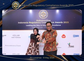 Transformasi TPS di Bidang Kepatuhan dan Tata Kelola Diapresiasi Dalam Indonesia Regulatory Compliance Award 2025 Transformasi TPS di Bidang Kepatuhan dan Tata Kelola Diapresiasi Dalam Indonesia Regulatory Compliance Award 2025 (foto : ist)