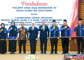 Luncurkan SPMB Berbasis AI Jenjang SMAN/SMKN, Gubernur Khofifah Pastikan Proses Berjalan Objektif, Transparan dan Berkeadilan Luncurkan SPMB Berbasis AI Jenjang SMAN/SMKN, Gubernur Khofifah Pastikan Proses Berjalan Objektif, Transparan dan Berkeadilan (foto : ist)