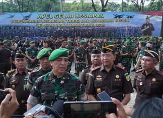 Kodam V/Brawijaya Siap Perkuat Pengamanan Kejaksaan se-Jatim Kodam V/Brawijaya Siap Perkuat Pengamanan Kejaksaan se-Jatim (foto ; ist)