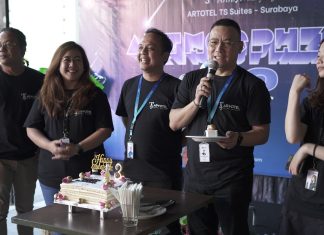 Perayaan HUT ARTOTEL TS Suites Surabaya, Tiga Tahun Perjalanan Penuh Warna dan Apresiasi Perayaan HUT ARTOTEL TS Suites Surabaya, Tiga Tahun Perjalanan Penuh Warna dan Apresiasi (foto : ist)
