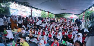 200 Siswa SD Surabaya Ikut Lomba Mewarnai Pertamina Enduro, Pemenang Utama Bisa Nonton MotoGP Mandalika