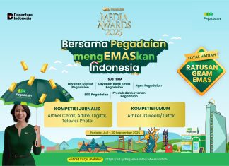 Pegadaian Media Awards Kembali Hadir, Siap-Siap Rebut Total Hadiah Ratusan Gram Emas! Pegadaian Media Awards Kembali Hadir, Siap-Siap Rebut Total Hadiah Ratusan Gram Emas! (foto : ist)