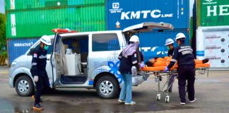 Terminal Teluk Lamong Tangani Serangan Siber Dan Sabotase Kebocoran Petikema B3 Dalam Gelaran ISPS Code Exercise
