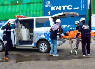 Terminal Teluk Lamong Tangani Serangan Siber Dan Sabotase Kebocoran Petikema B3 Dalam Gelaran ISPS Code Exercise