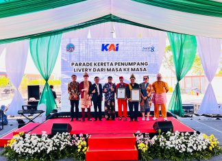 Hari Kereta Api Indonesia ke 80, KAI Daop 8 Surabaya Catatkan 2 Rekor MURI